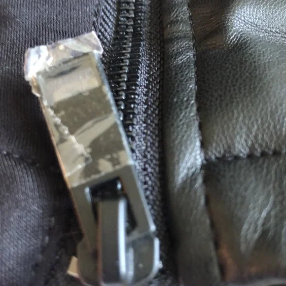 GILI faux leather peplum jacket. NEVER WORN! - Picture 5 of 6